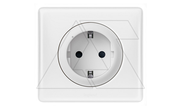 Купить Netatmo-Celiane-Умная розетка 2P+E 16A 230V, белый. Рамка белый глянец фото