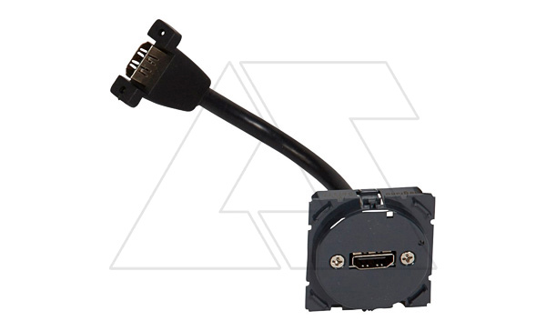 Купить Celiane - Розетка HDMI c кабелем 15sm с разъемом для подключения, без лицевой панели фото