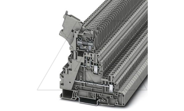 Купить Клемма с держателем предохранителя UT 4-L/HESI (5X20) GY /6,2mm, винтовая, 4 присоед., 4(max 6)mm2, 6,3A/28A, 500V, серая Phoenix Contact фото