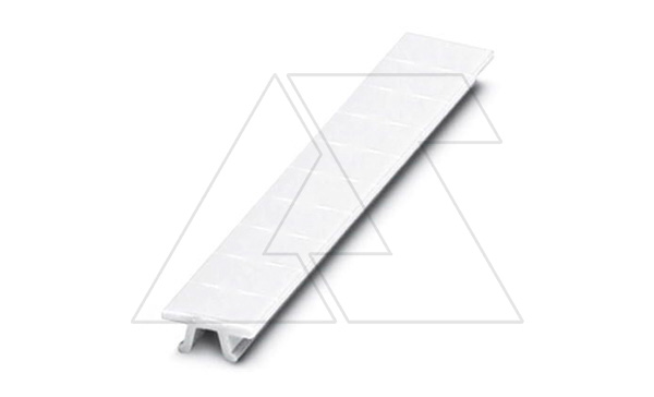 Купить Планка Zack ZB 6 :UNBEDRUCKT для клемм 6,2mm, без надписей, 10 элементов, PA, белая Phoenix Contact фото