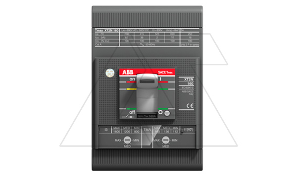 Купить Авт. выключатель Tmax XT2N 160/160 MA, 160A 3P 36kA Ie=6...14In без теплового расцепителя фото
