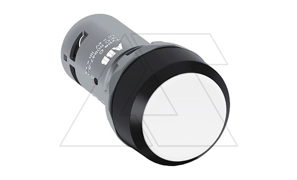Купить Кнопка CP1-10W-01, белая, без фиксации, 1NC, 1A, IP66, пластик, 22mm фото