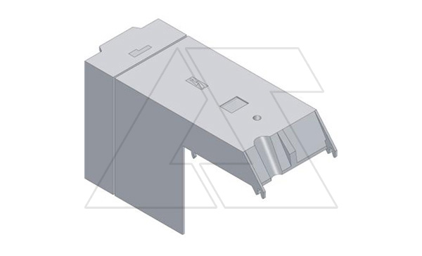Купить Поворотная защитная крышка CPUF185 для клемм типа D185(300), IP20, серый фото