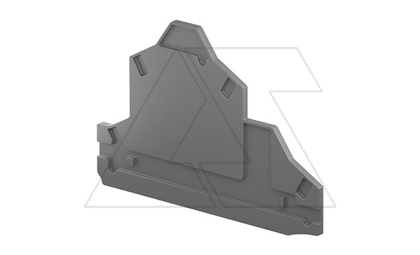 Купить Концевой сегмент EK2.5-D2 для пружинных клемм ZK2.5(4)-D2/5,2, 2мм, темно-серый фото