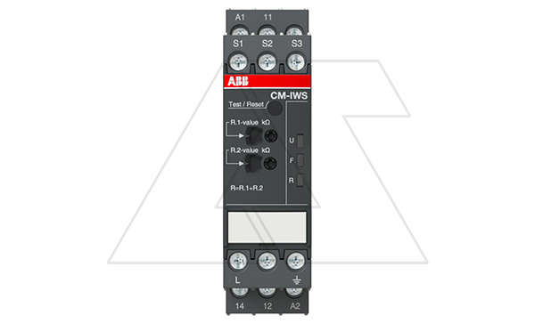 Купить Реле контроля изоляции CM-IWS.2S, 24...240VAC/DC 0...400VAC 1...100kOm 10µF сброс тест память 1CO (3A-AC15) LED 22.5mm фото