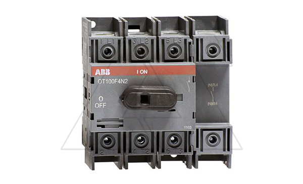 Купить Выкл. нагрузки OT100F4N2, 100A 4P 6M рукоятка спереди ABB фото