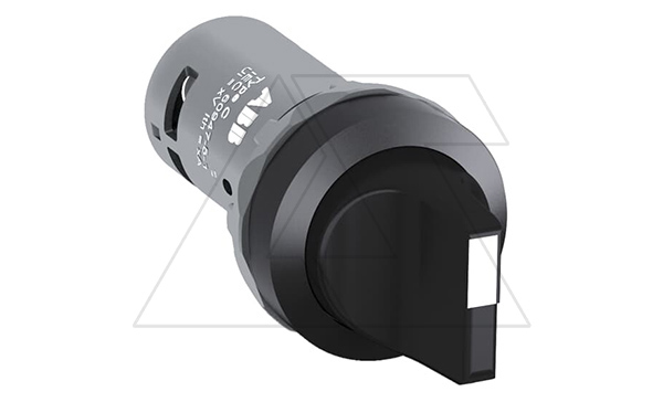 Купить Переключатель C3SS1-10B-20, 3-х позиц., черный, 2NО (45-0-45), с фиксацией, IP66, пластик, 22mm ABB фото