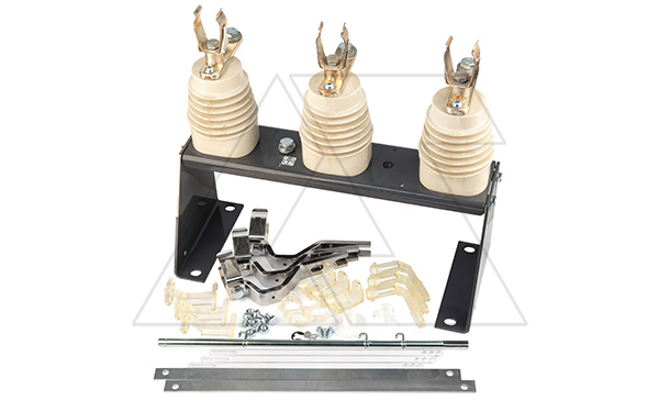Купить Плата с держателями предохранителей F12 12kV 400/630A P=170mm, комплект аварийного отключения, для механизма А, со стороны неподвижных контактов ABB фото