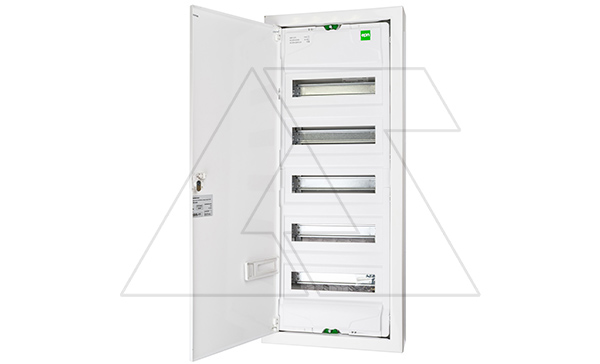 Купить Щит настенный MSF 5x12M (60M), N/PE 2x(2x25+20x16mm2+19x10mm2), мет. дверь, белый RAL9016, 853x358x100mm, IP30 фото