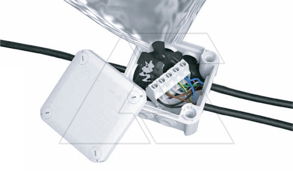 Купить Комплект T 60 hars, распред. коробка, IP68, UV-resistant, IK08, 114х114х57мм, 7хМ25, серый, полипропилен OBO-Bettermann фото