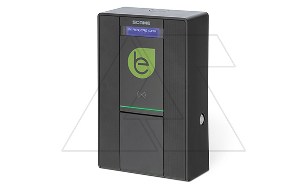 Купить Зарядное устройство BE-W, Тип2, 7.4kW (32A, 230VAC 1P+N+E), с розеткой, PM, EM, LCD, антрацит, 235x370x115mm, IK08, IP54 фото