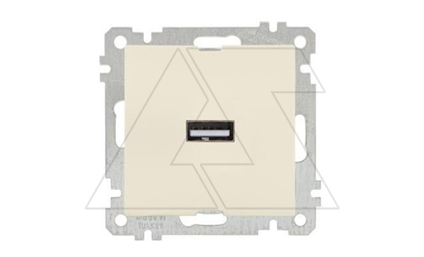Купить 21 - Розетка 1xUSB Type A, сл.кость фото