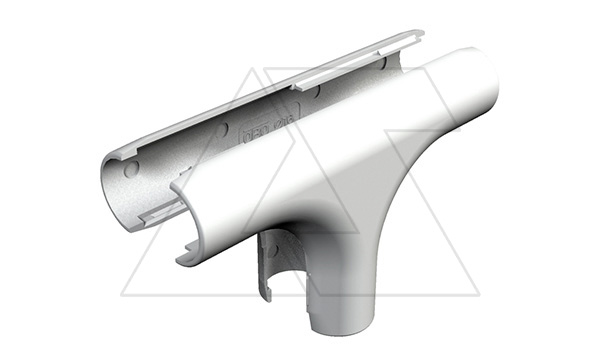 Купить Секция 2953 T M25 LGR Т-образная, трубы Quick-Pipe разъемная, IP44, наружн. Ø31,2мм, серый, ПВХ фото