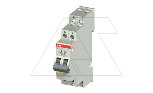 Купить Переключатель E211X-25-20, 2NO, 25A(250/400VAC), тип 1-0, желтый LED, 1M ABB фото