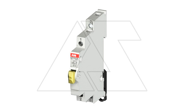 Купить Кнопка E215-16-11E, 1NO+1NC, 16A(250VAC), без фикс., желтая кнопка, 0,5M ABB фото