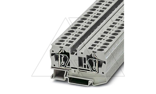 Купить Клемма проходная ST 6 /8,2mm, пружинная, 2 присоед., 6(max 10)mm2, 41A, 1000V, серая Phoenix Contact фото