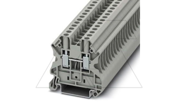 Купить Клемма проходная UT 4 /6,2mm, винтовая, 2 присоед., 4(max 6)mm2, 32A, 1000V, серая Phoenix Contact фото