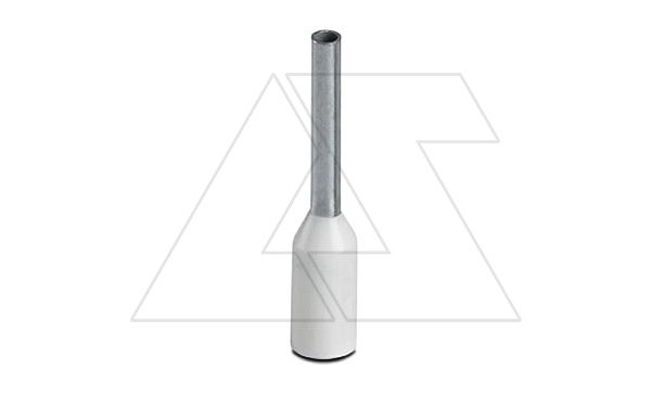 Купить Кабельный наконечник AI 0,5 - 8 WH изолированный, сечение 0,5mm2, длина 8mm, белый (упак. 100шт.) Phoenix Contact фото