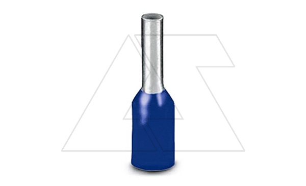 Купить Кабельный наконечник AI 0,75 - 8 BU изолированный, сечение 0,75mm2, длина 8mm, синий (упак. 100шт.) Phoenix Contact фото