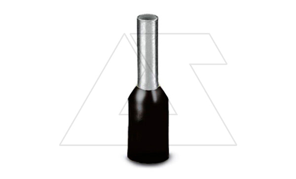 Купить Кабельный наконечник AI 1,5 - 8 BK изолированный, сечение 1,5mm2, длина 8mm, черный (упак. 100шт.) Phoenix Contact фото