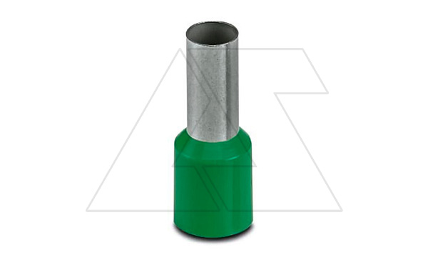 Купить Кабельный наконечник AI 16 - 12 GN изолированный, сечение 16mm2, длина 12mm, зеленый (упак. 100шт.) Phoenix Contact фото
