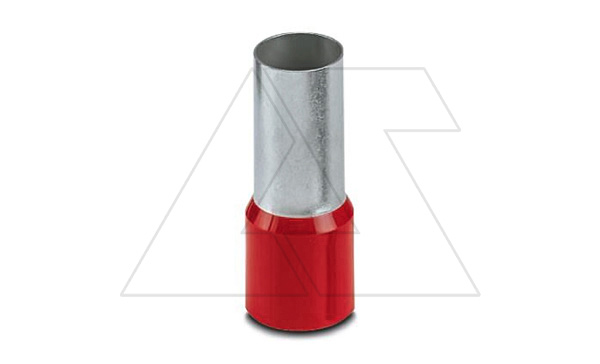 Купить Кабельный наконечник AI 95 - 25 RD изолированный, сечение 95mm2, длина 25mm, красный (упак. 25шт.) Phoenix Contact фото