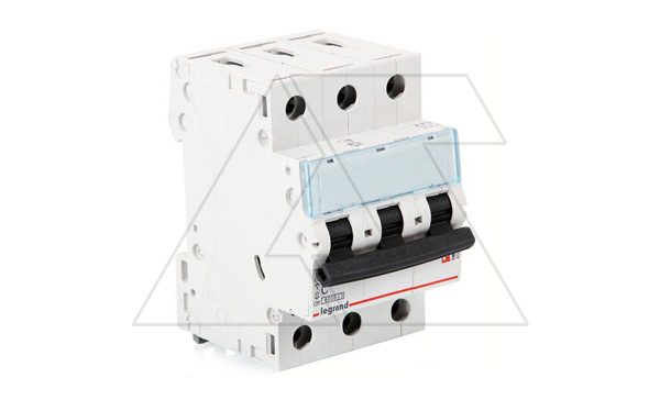Купить Авт. выключатель Legrand TX3, 3P, 6A, хар-ка B, 6kA, 3M фото