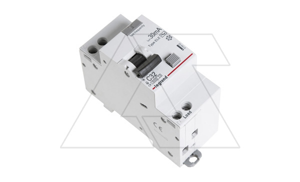 Купить Дифф. авт. выключатель Legrand RX3, электронный, 1P+N, 32A, хар-ка C, 6kA, 30mA, тип AC, 2M Legrand фото