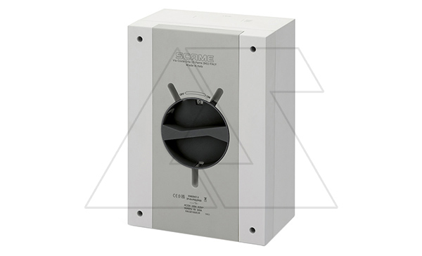 Купить Выключатель нагрузки, 3P, 160A (160A AC23A 415V), 690VAC, габ. Y5, черная блок. рукоятка, в пластм. корпусе IP55, ISOLATORS фото