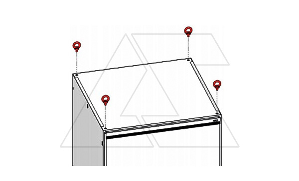Купить Комплект рым-болтов M12 для щитов NEO, 4 шт. Tekpan фото
