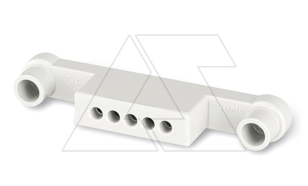 Купить Колодка клеммная с креплением, 5х10mm2, IP20, для щитов DOMINO 4M Scame фото