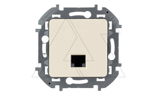 Купить Inspiria - Розетка 1хRJ-45 UTP CAT5E (сл.кость) фото