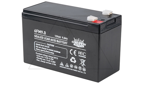 Купить Батарея аккумуляторная Champion Power 6FM9, F2, 12V/9Ah, 151х65х94(100) ДхШхВ, 5 лет Champion Power фото