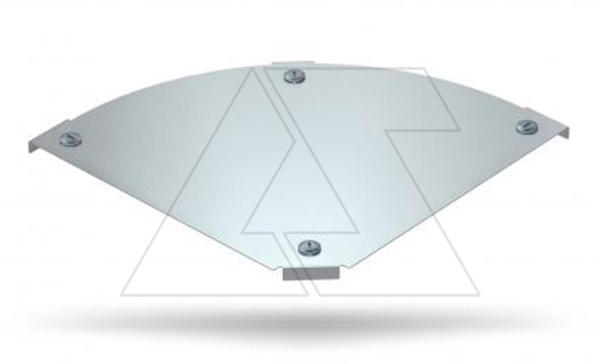 Купить Крышка DFBM 90 200 FS секции угловой горизонтальной 90°, для лотка шириной 200мм, конв. оцинк. фото