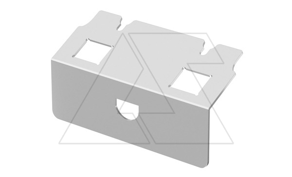 Купить Суппорт DT UH2 C, 2 модуля RJ45, тип С, для лючка UDHOME2, нерж. cталь фото