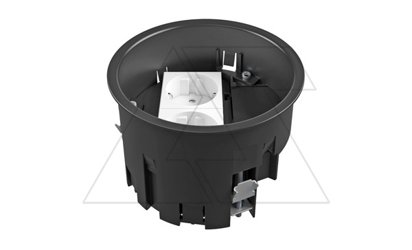 Купить Коробка MT R2 VDE монтажная, укомплектованная розеткой 2х2P+E нем.ст., для люков GES R2, полиамид фото