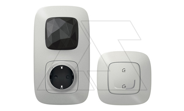Купить Netatmo-Valena Allure-Стартовый пакет. Шлюз WiFi + умная розетка 2P+E 16A 230V + главный беспр. выключатель Я дома/Я вне дома, алюминий фото