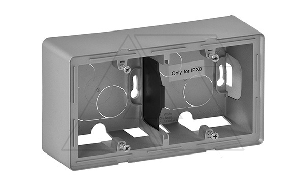 Купить Valena Life - Коробка для накладного монтажа 2поста, алюминий Legrand фото