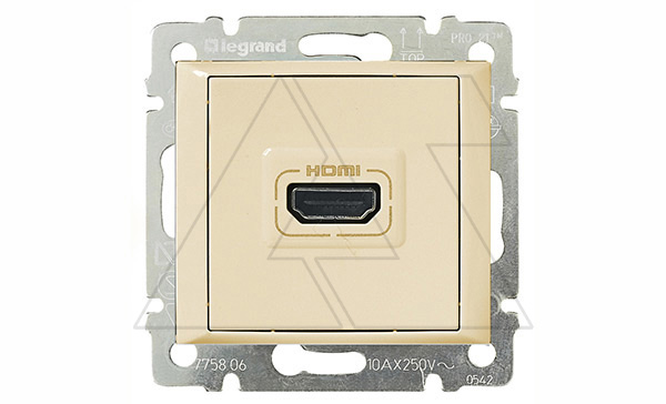 Купить Valena - Розетка HDMI для аудио/видеоустройств, сл.кость фото