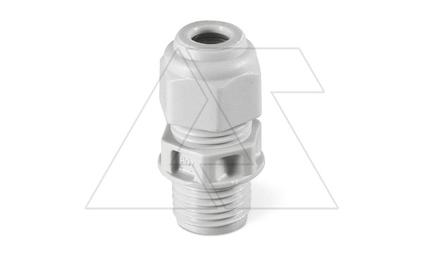 Купить Ввод кабельный PG13 с гайкой с мембраной, диаметр кабеля 7_12mm, GW 750°C, UV-resistant, IP66, серый RAL7035 фото