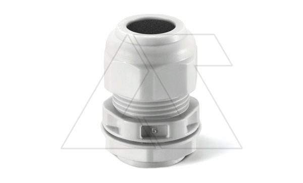 Купить Ввод кабельный PG42 с гайкой с мембраной, диаметр кабеля 30_38mm, GW 750°C, UV-resistant, IP66, серый RAL7035 фото