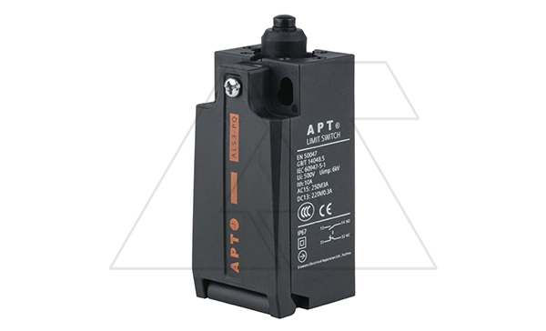 Купить Выключатель концевой ALS3-P, 2NC мгнов., Ith=10A, 3A 240V AC15/24V DC13, пласт. кнопочный толкатель, пласт. корпус, IP67, отв. M20 фото