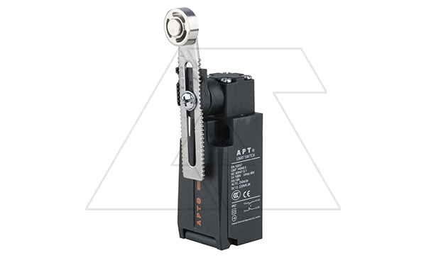 Купить Выключатель концевой ALS3-P, 1NO+1NC мгнов., Ith=10A, 3A 240V AC15/24V DC13, мет. регул. кач. рычаг с мет. роликом, пласт. корпус, IP67, отв. M20 фото