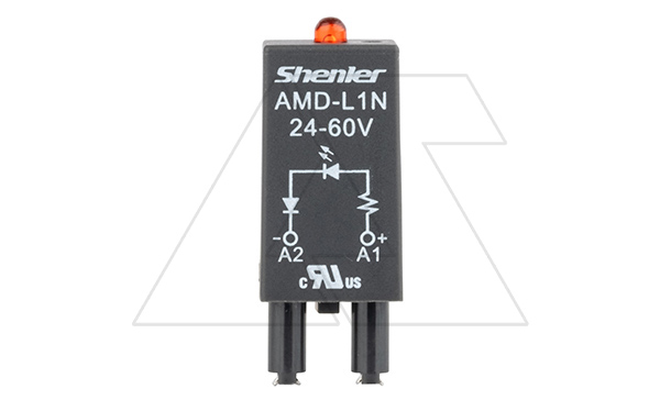 Купить Модуль AMD-L1N, красный LED, 24_60VAC/DC, черный, для SRU, SKF14, SKC, SKB, STB, SRC*-E, SRB, GZT, GZM, GZS, GZMB, ES32 фото