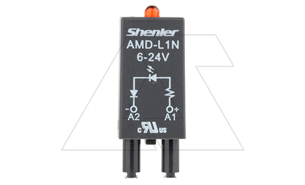 Купить Модуль AMD-L1N, красный LED, 6_24VAC/DC, черный, для SRU, SKF14, SKC, SKB, STB, SRC*-E, SRB, GZT, GZM, GZS, GZMB, ES32 фото