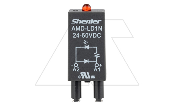 Купить Модуль AMD-LD1N, красный LED+диод, 24_60VDC, поляризация +А1/-А2, черный, для SRU, SKF14, SKC, SKB, STB, SRC*-E, SRB, GZT, GZM, GZS, GZMB, ES32 фото