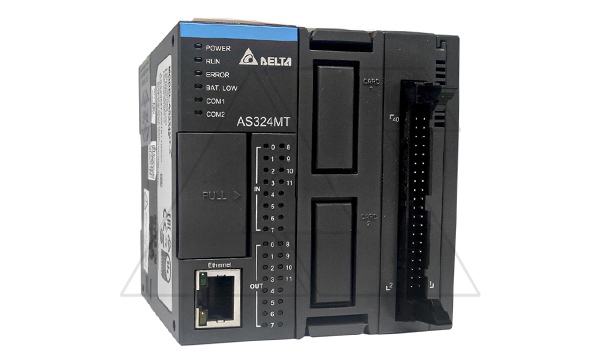 Купить Программируемый логический контроллер AS324MT-A, 12DI, 12DO, дифф., 24VDC, 128K шагов, 2xRS485, USB, microSD, CANopen, Ethernet фото