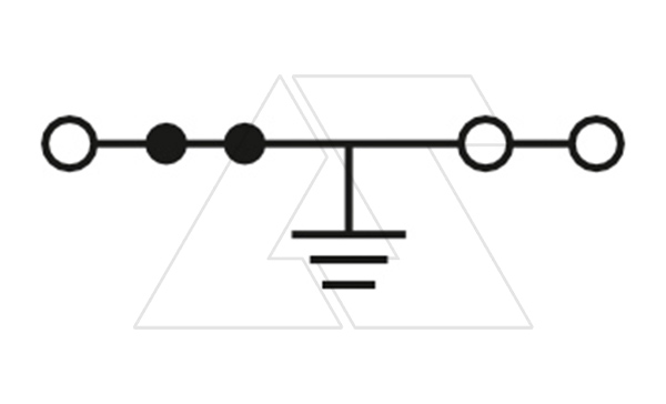 Купить Клемма защитного проводника CXG2.5/3 /5x62,5mm, пружинная, 3 присоед., 2,5(max 4)mm2, желто-зеленая фото