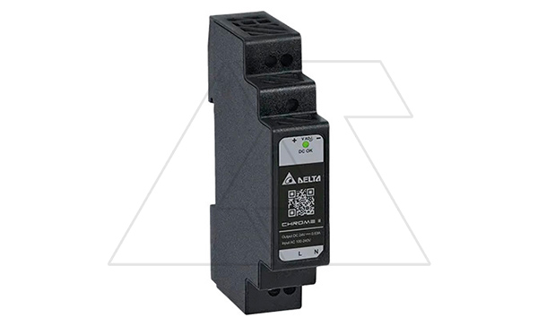 Купить Блок питания импульсный Chrome II, 15W, 1.25А, 85_264VAC / 12VDC, DIN35, винт.клеммы, пл.корпус фото