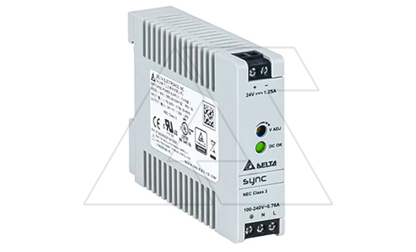 Купить Блок питания импульсный Sync, 30W, 1.25А, 85_264VAC (120_375VDC) / 24VDC, DIN35, винт.клеммы, пл.корпус фото